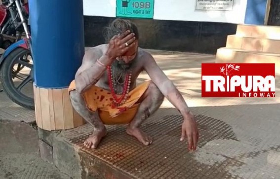 Four people dressed as sadhus came under red-eye of locals at Teliamura